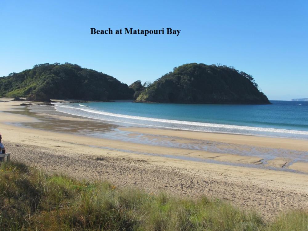 Beach at Matapouri Bay